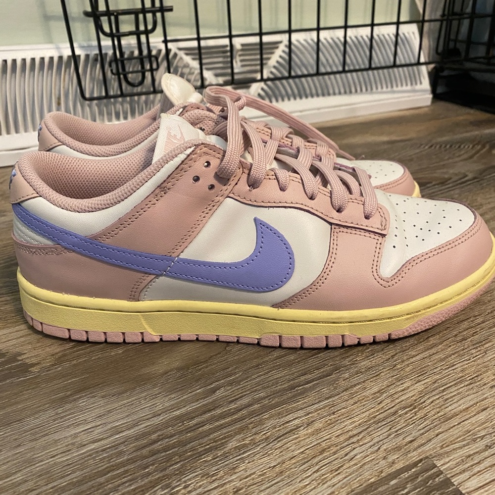 Nike Women’s Low-Top Sneakers in Pink, Lavender & Yellow